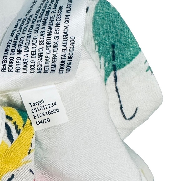 RIXO White Floral Mock Neck Maxi Dress Size 24 plus women’s - Picture 7 of 13